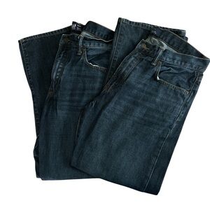 GAP Men's Relaxed Straight Jeans Set of 2